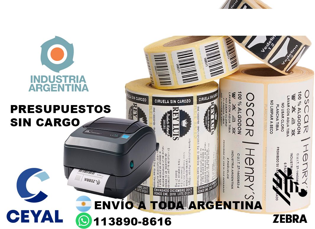 etiquetas personalizada  41 x 85 x 1000