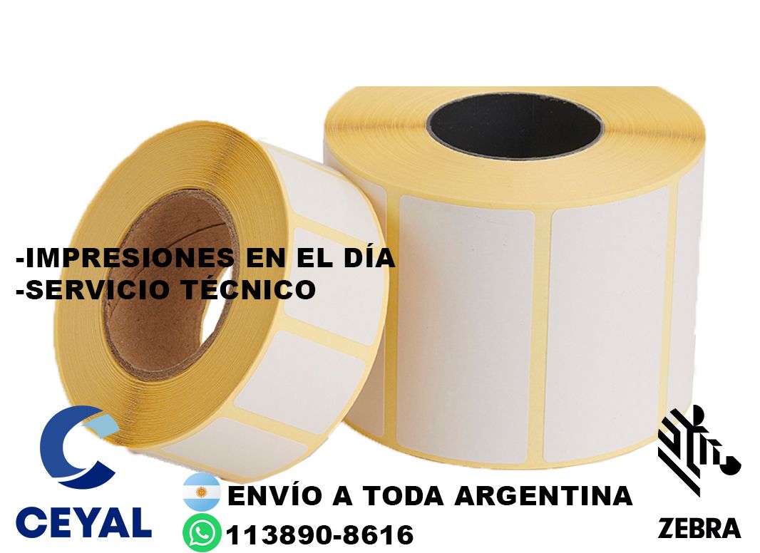 etiquetas personalizada  41 x 85 x 1000