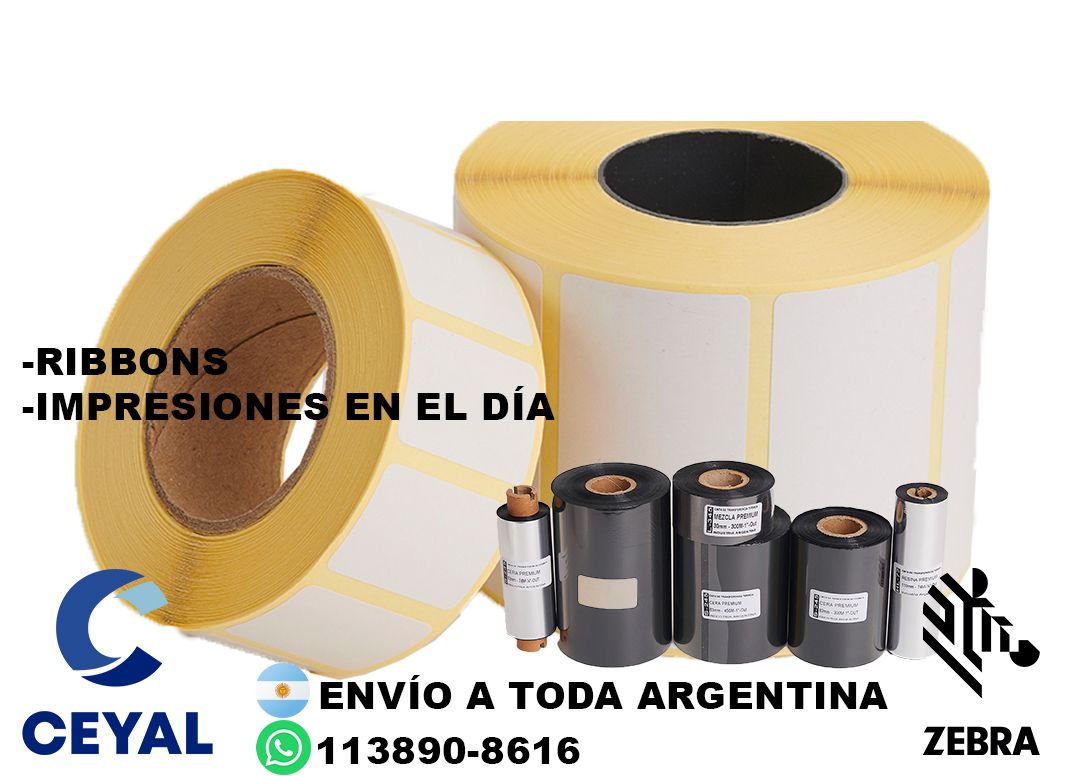 etiquetas personalizada en rollos 94 x 84