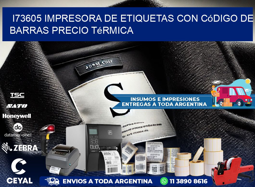 i73605 impresora de etiquetas con código de barras precio térmica