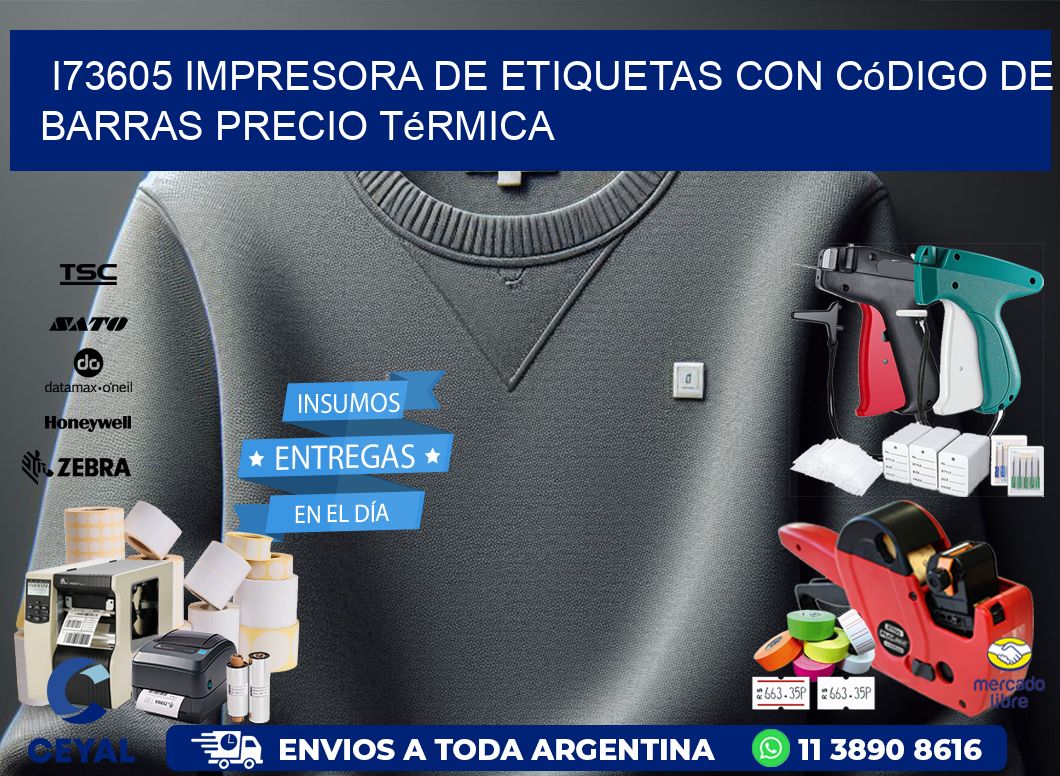 i73605 impresora de etiquetas con código de barras precio térmica