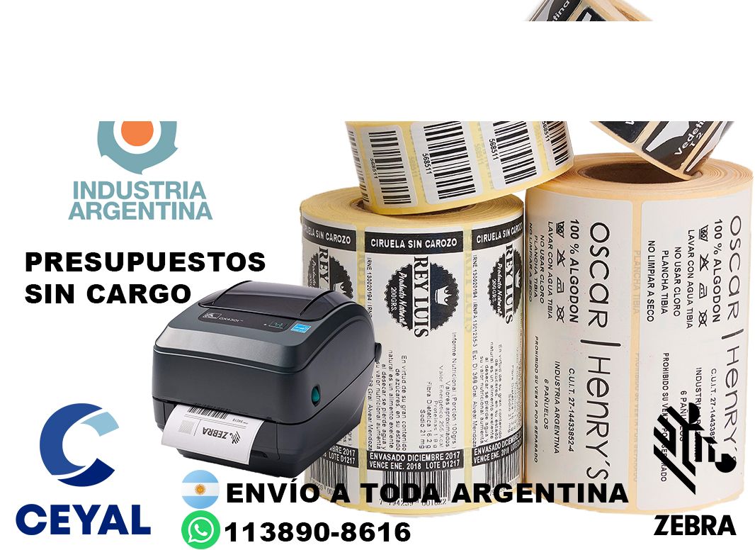 impresoras de etiquetas adhesivas mercadolibre  45 x 60