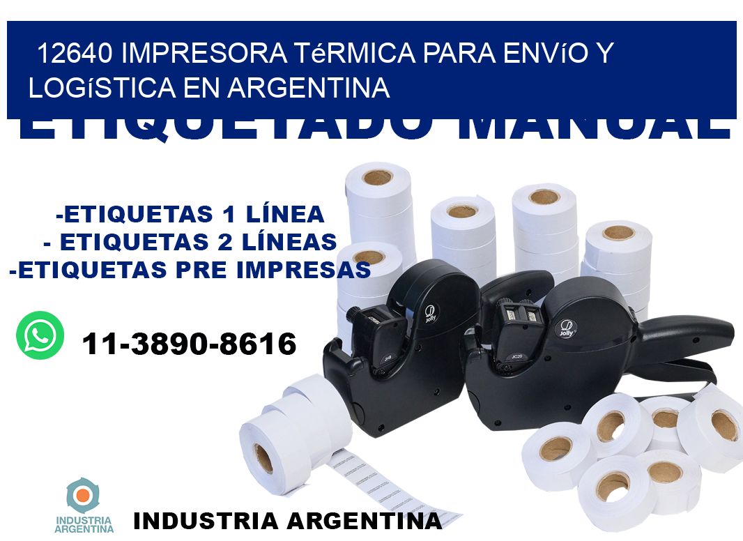 12640 impresora térmica para envío y logística en Argentina