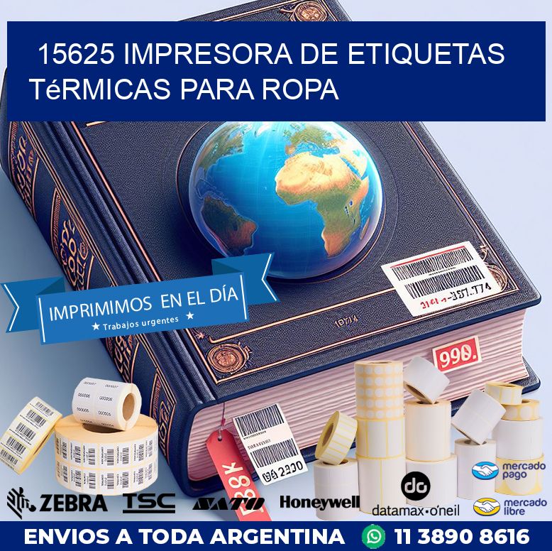 15625 impresora de etiquetas térmicas para ropa