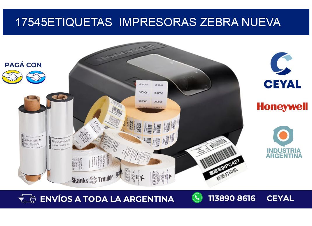 17545etiquetas  impresoras zebra nueva