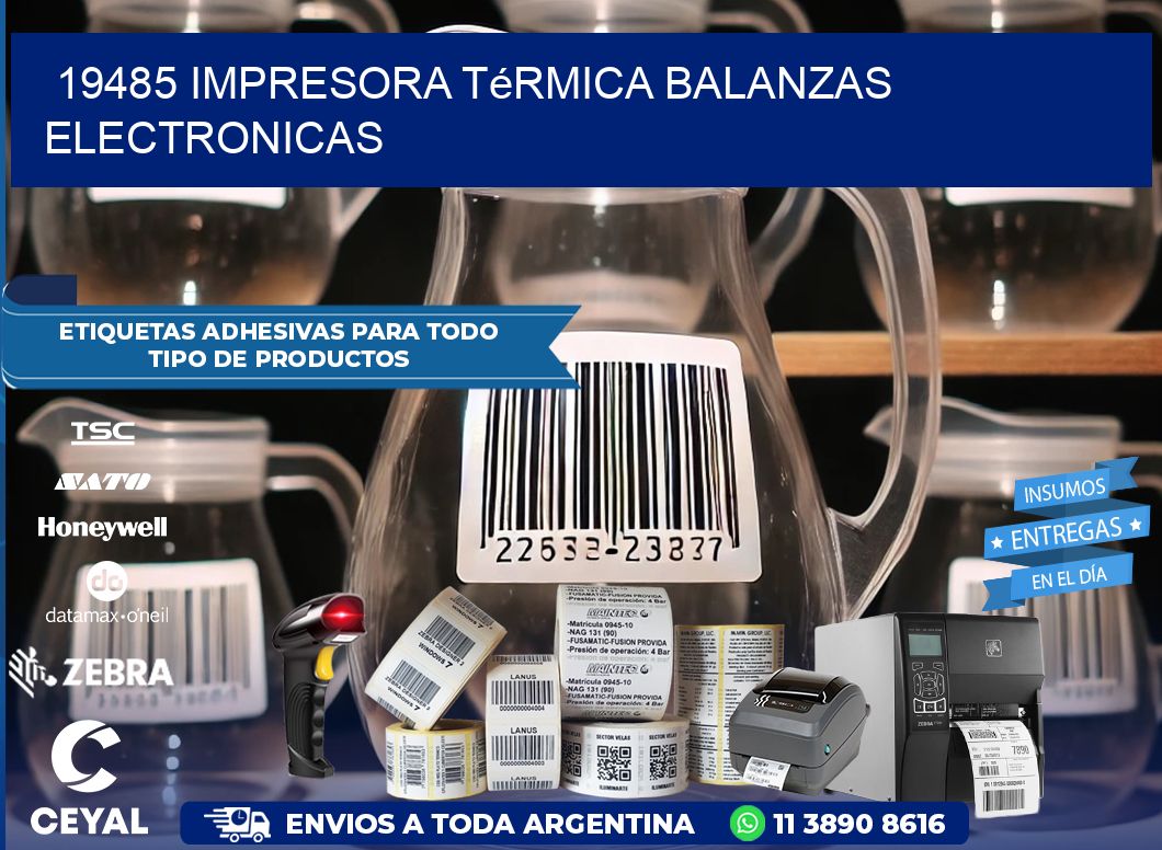 19485 impresora térmica balanzas electronicas