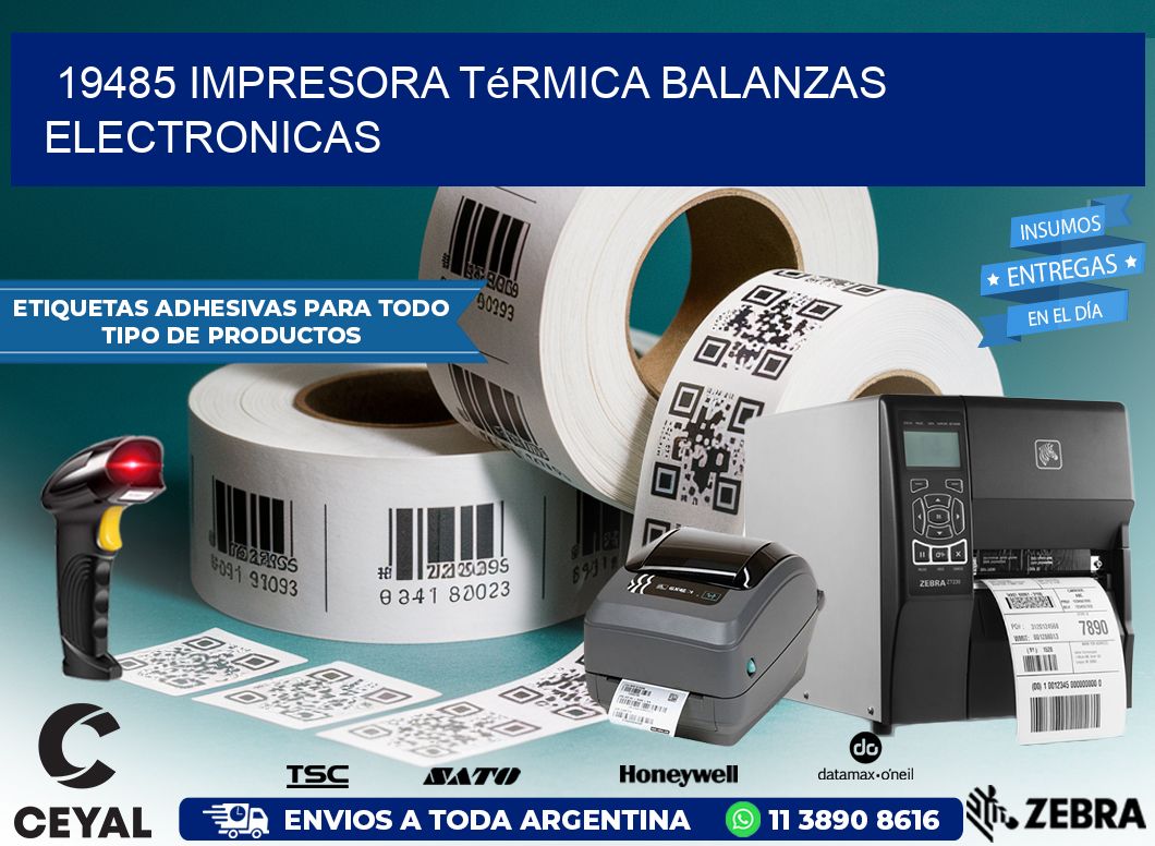 19485 impresora térmica balanzas electronicas