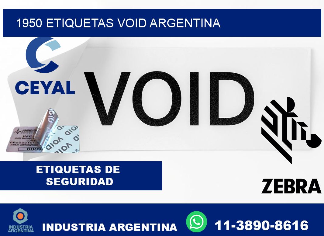 1950 etiquetas void argentina