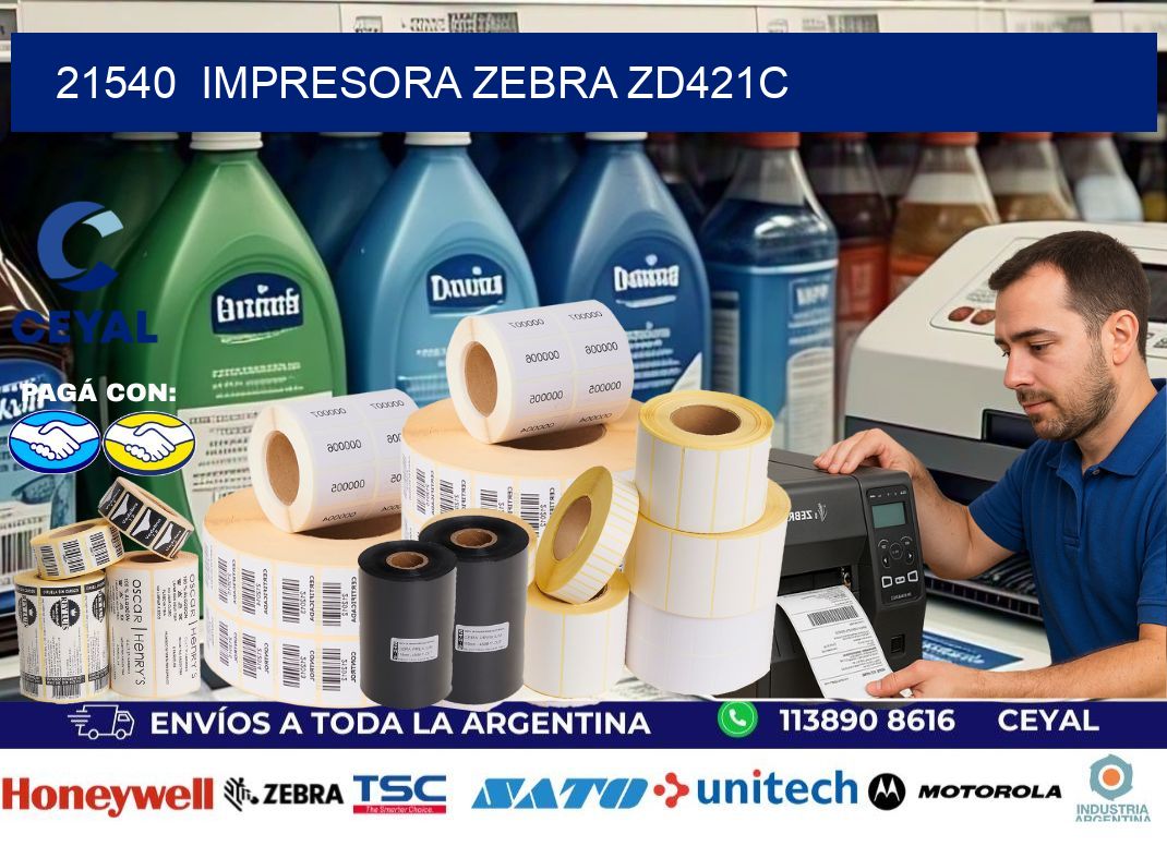 21540  Impresora Zebra zd421c