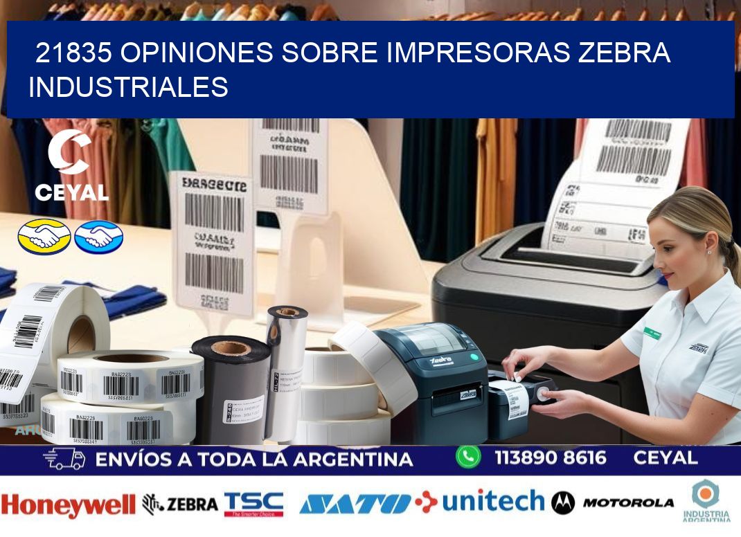 21835 opiniones sobre impresoras zebra industriales