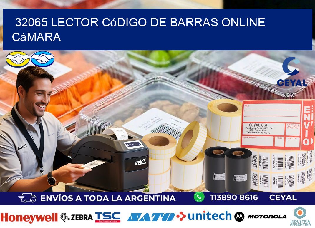 32065 Lector código de barras online cámara