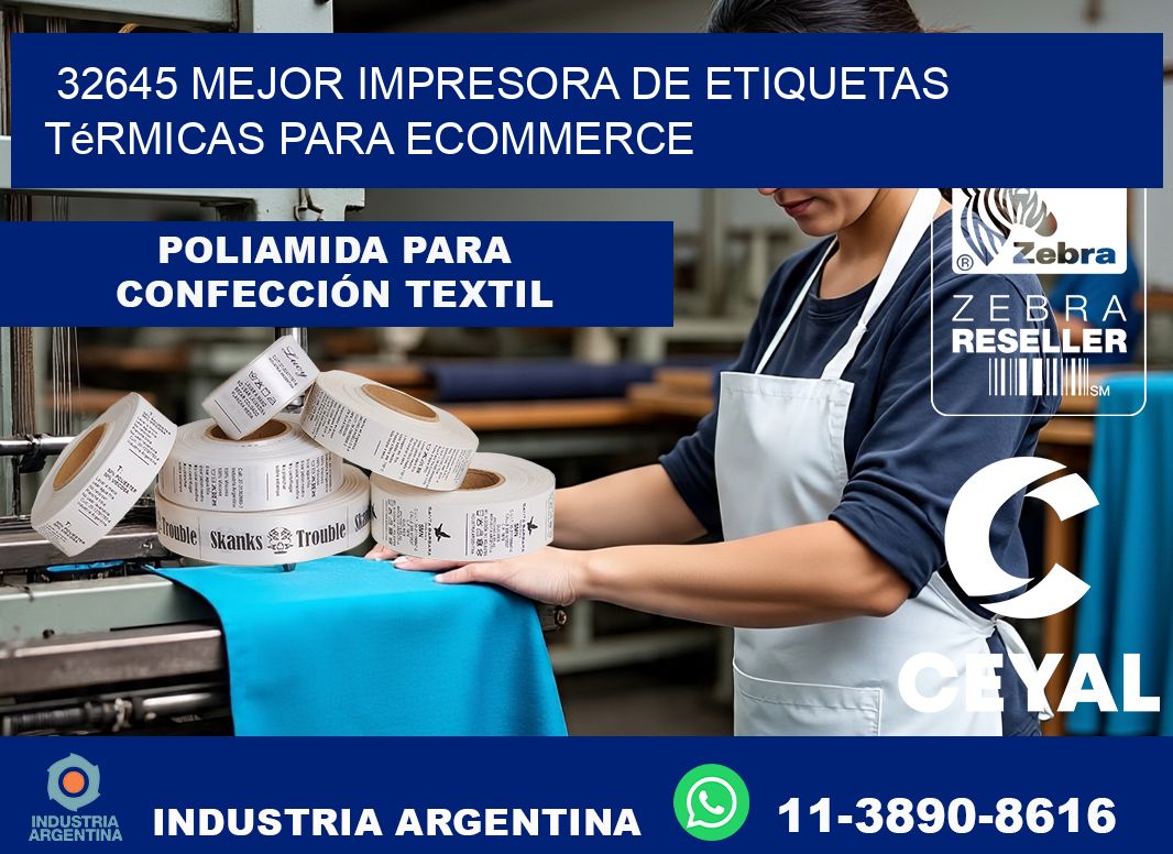 32645 mejor impresora de etiquetas térmicas para ecommerce