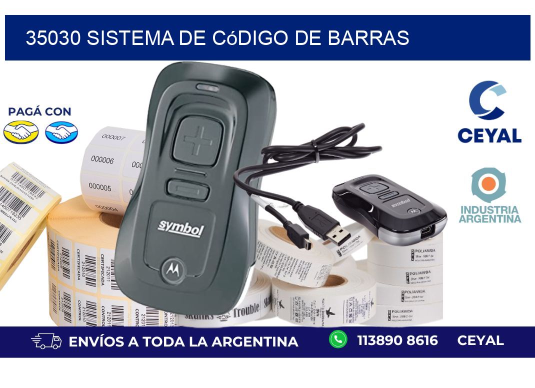 35030 Sistema de código de barras