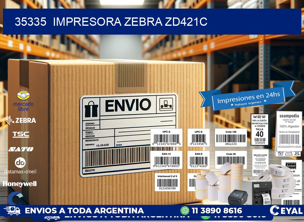 35335 Impresora Zebra zd421c