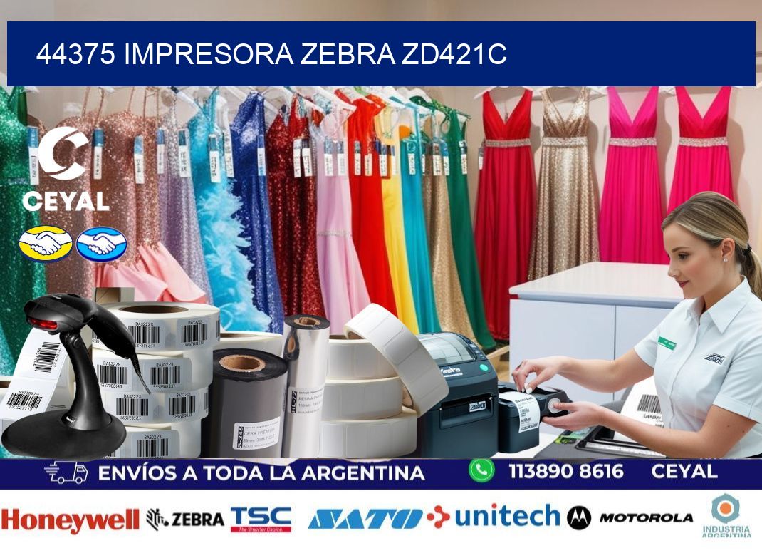 44375 Impresora Zebra zd421c