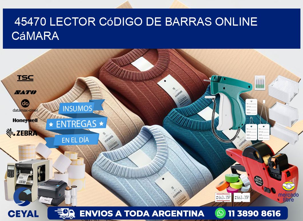 45470 Lector código de barras online cámara