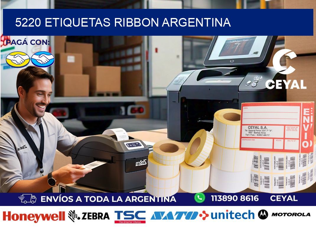 5220 etiquetas ribbon argentina