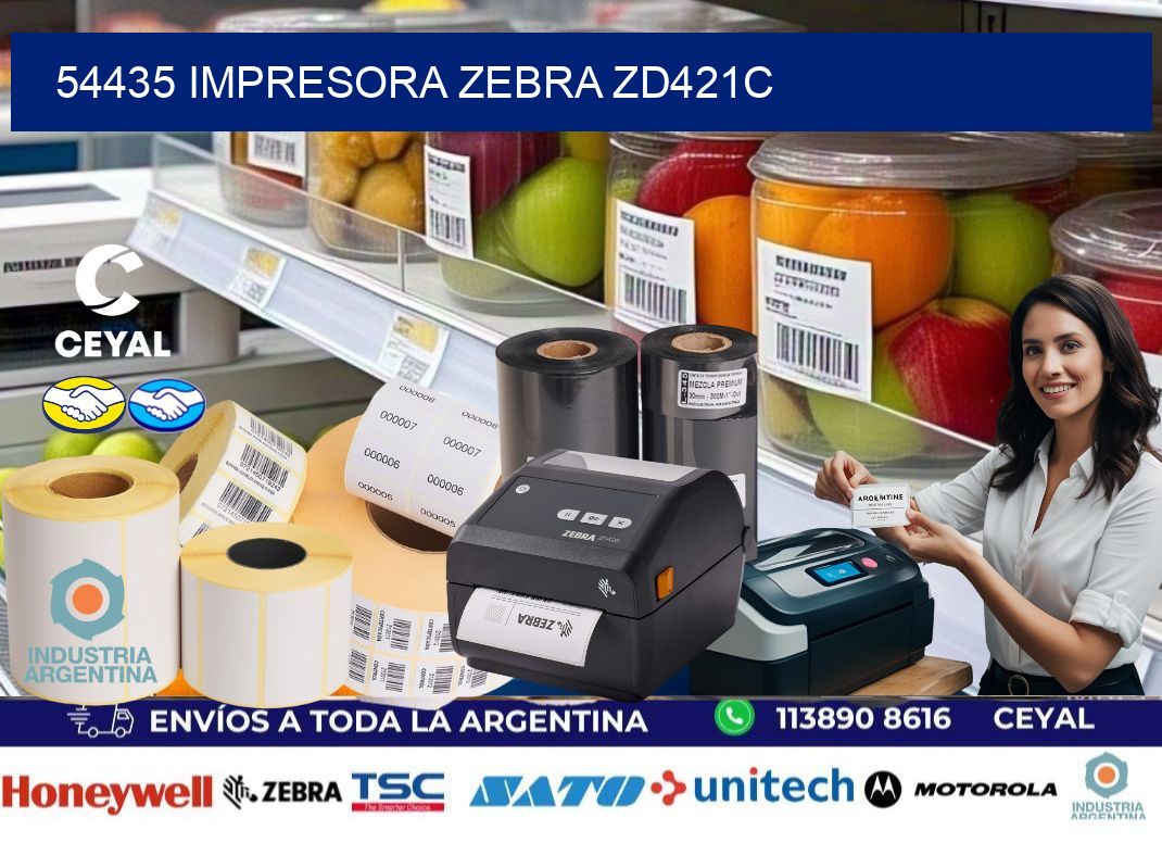 54435 Impresora Zebra zd421c