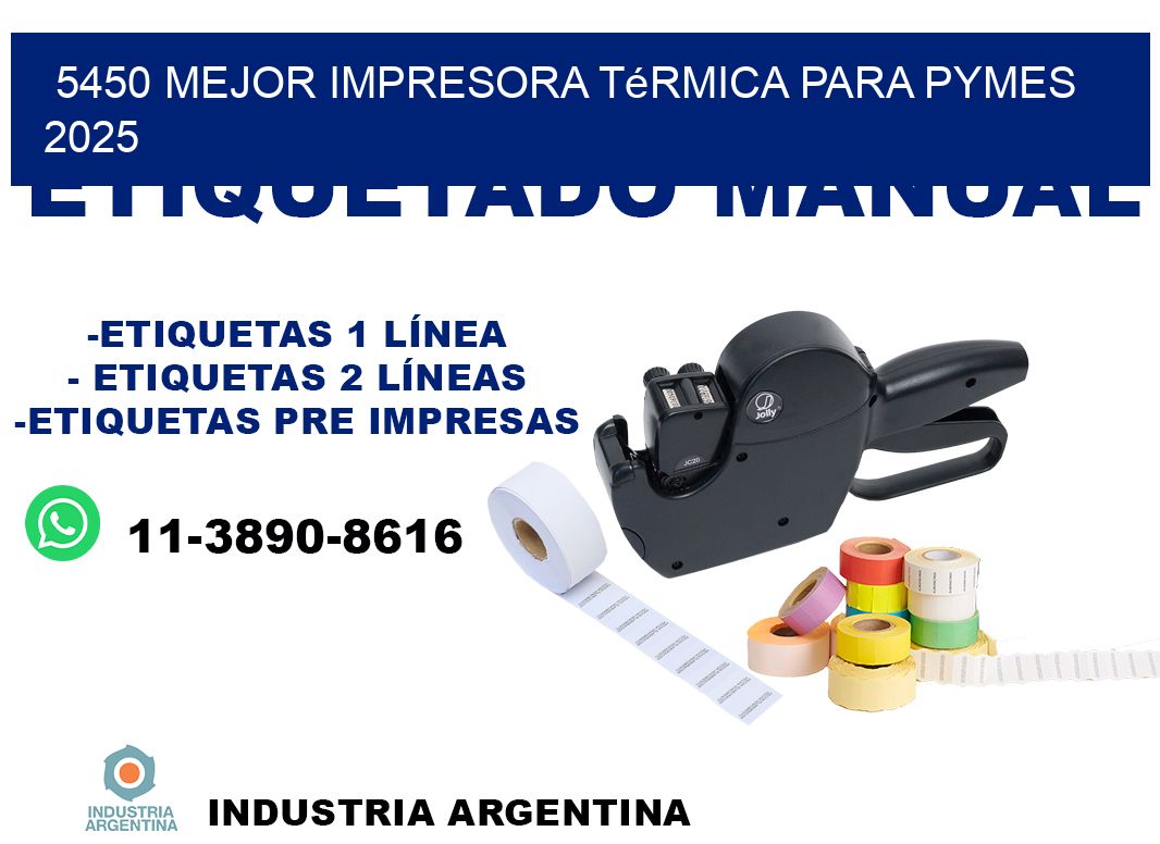 5450 mejor impresora térmica para pymes 2025