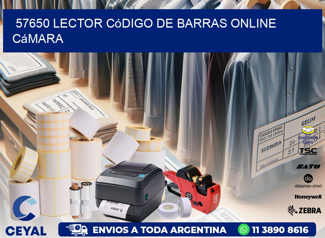 57650 Lector código de barras online cámara