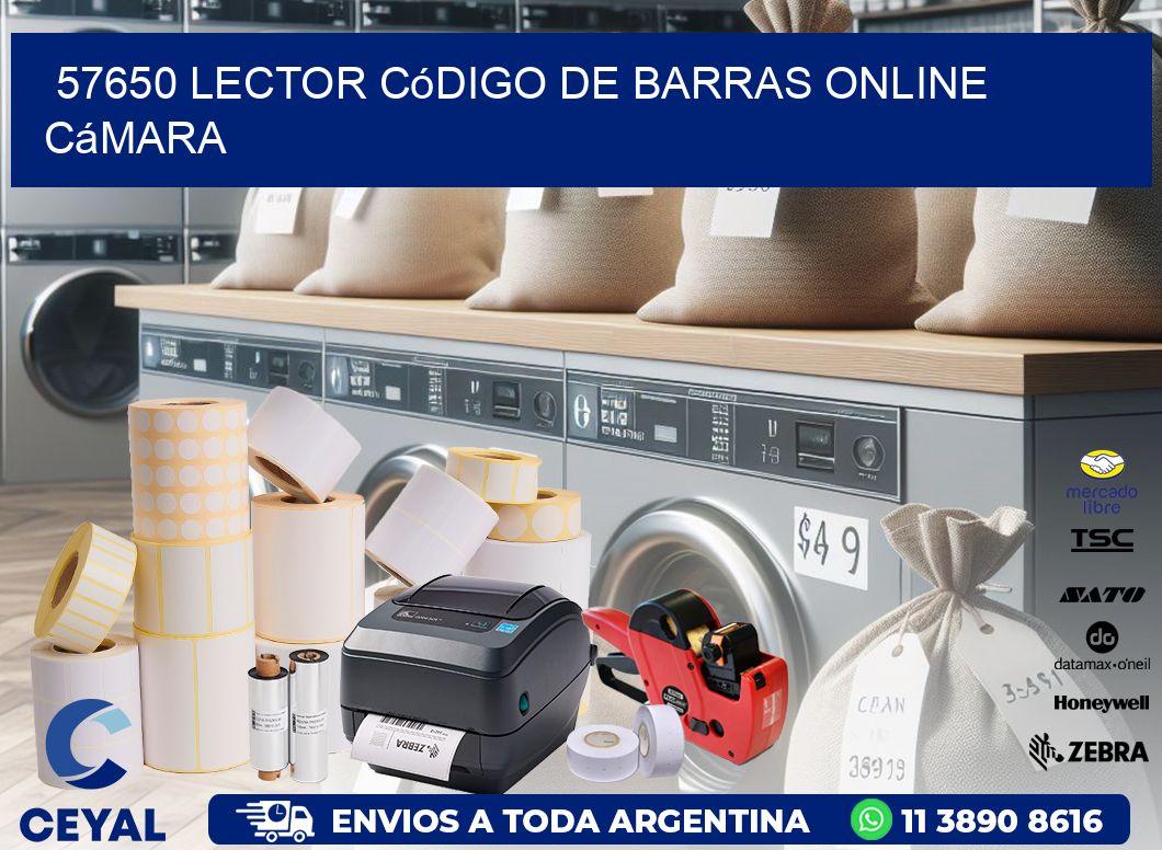 57650 Lector código de barras online cámara