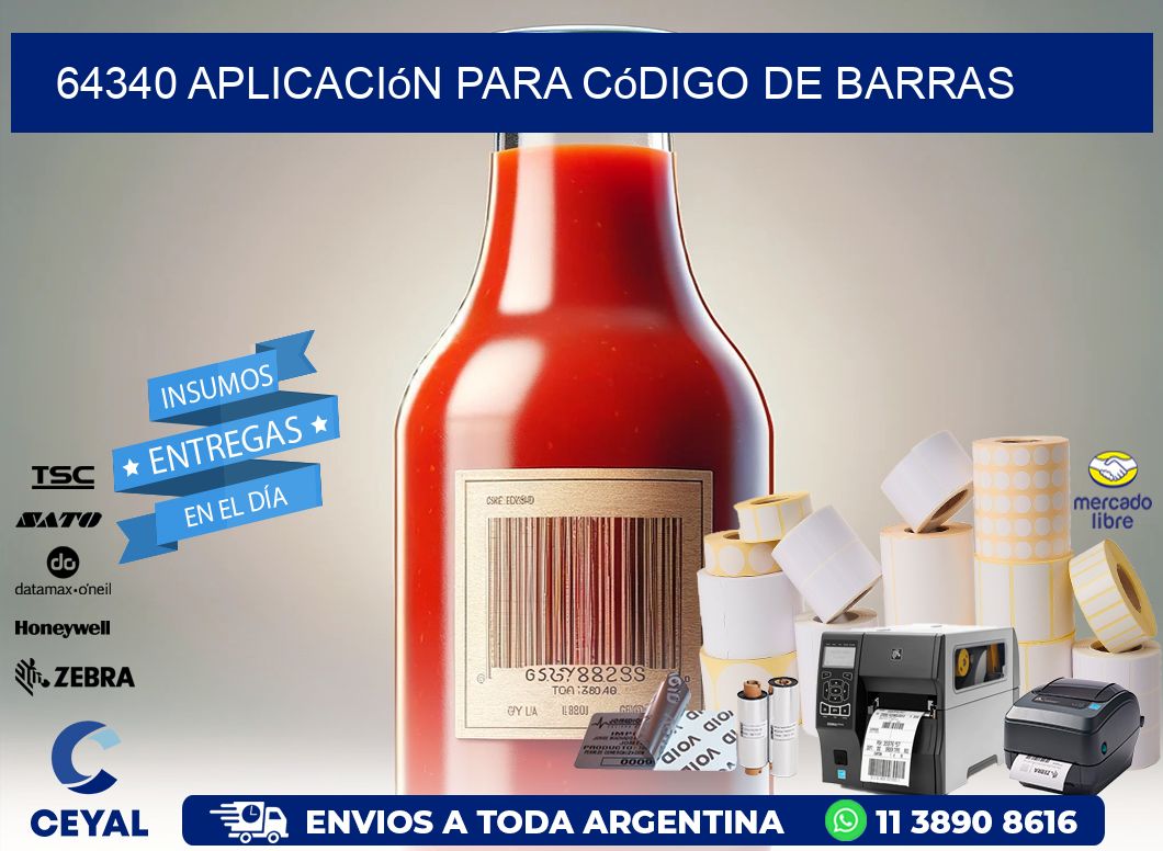 64340 Aplicación para código de barras