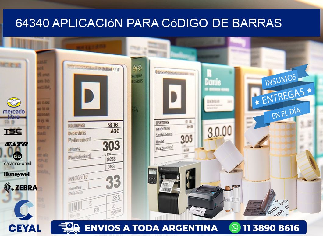 64340 Aplicación para código de barras
