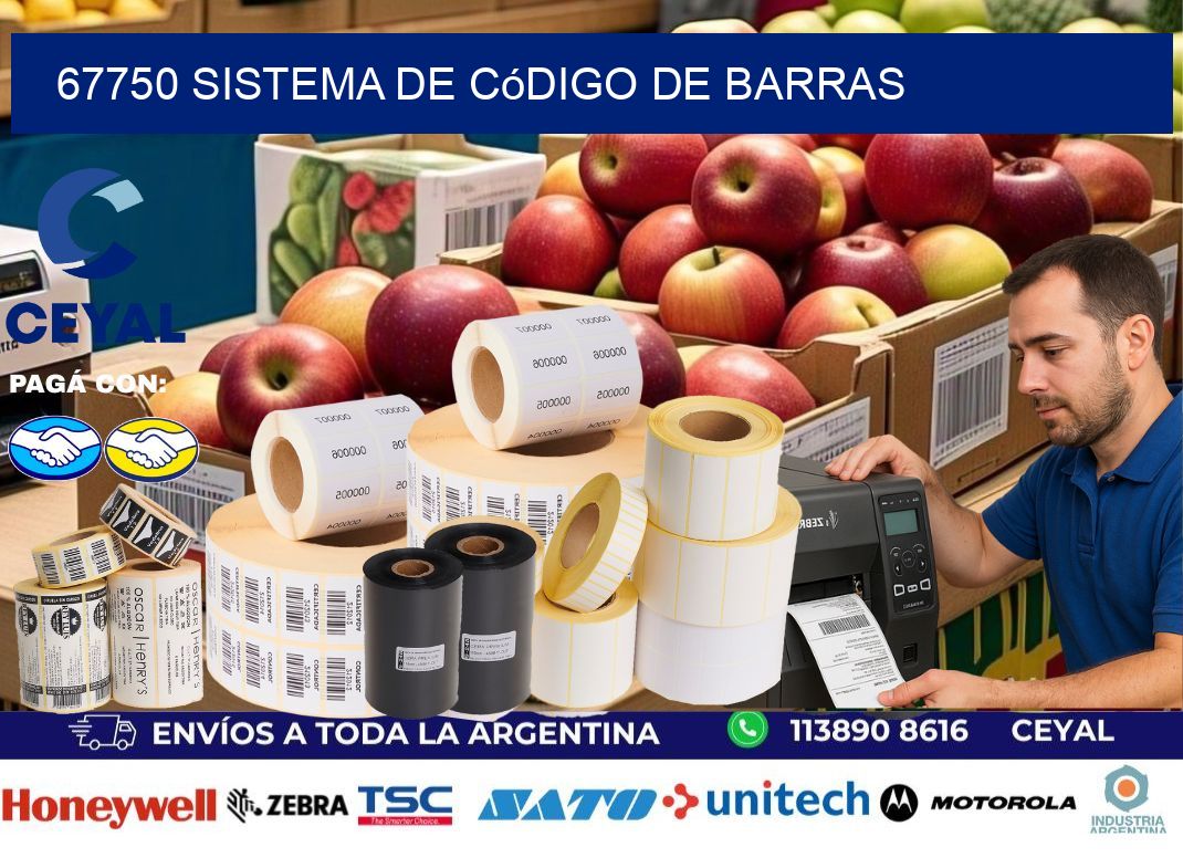 67750 Sistema de código de barras