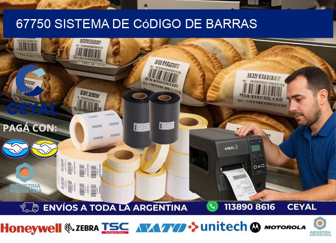 67750 Sistema de código de barras