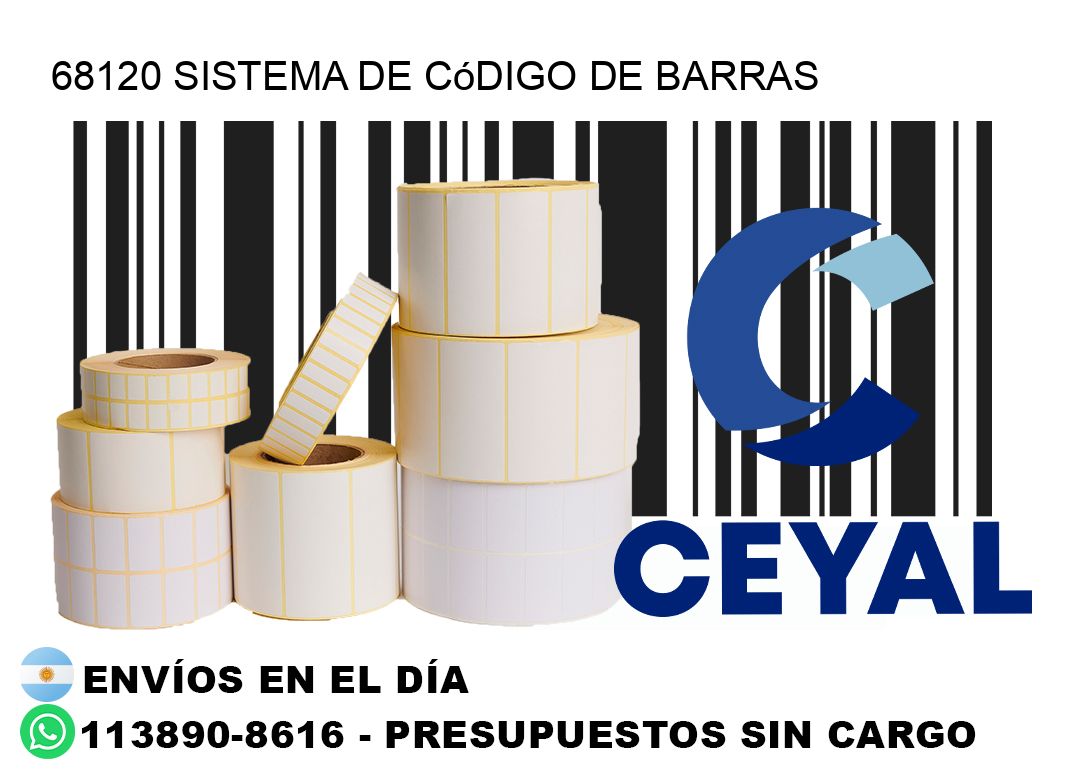 68120 Sistema de código de barras