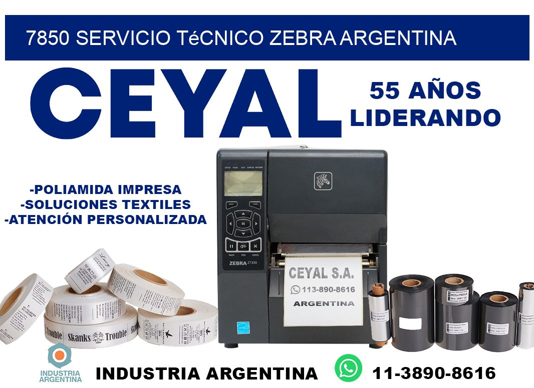 7850 servicio técnico zebra argentina