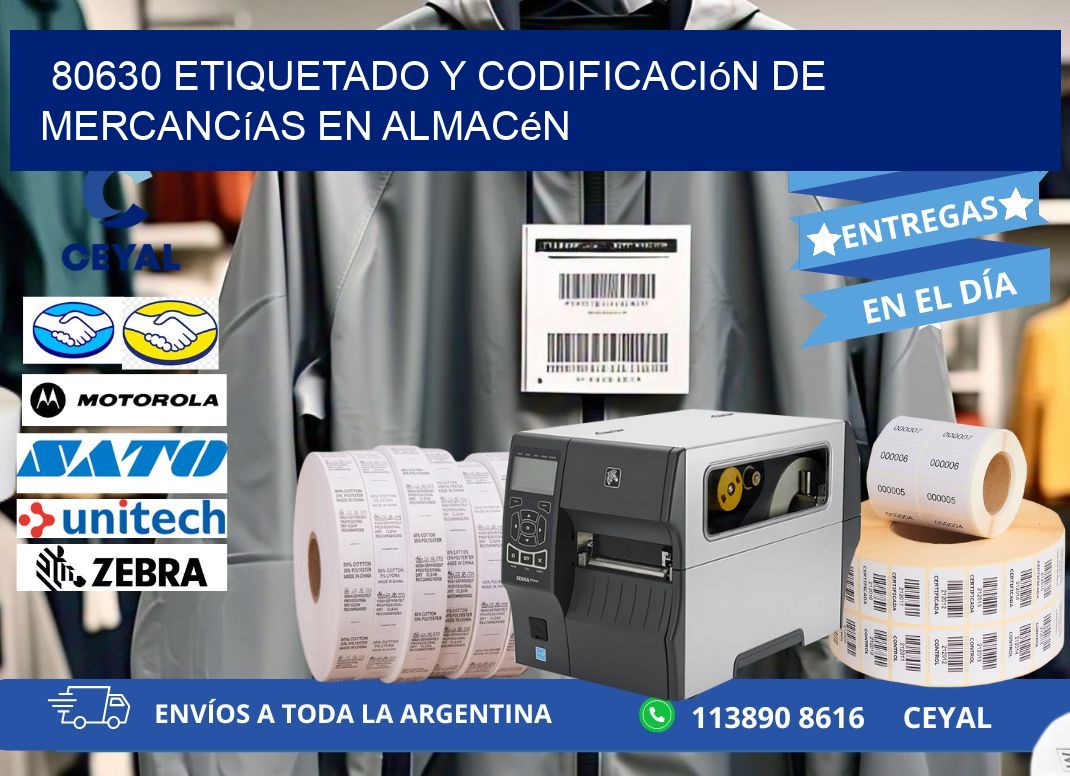 80630 Etiquetado y codificación de mercancías en almacén