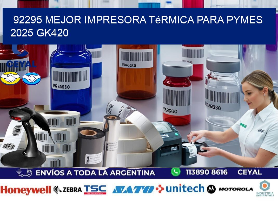 92295 mejor impresora térmica para pymes 2025 GK420