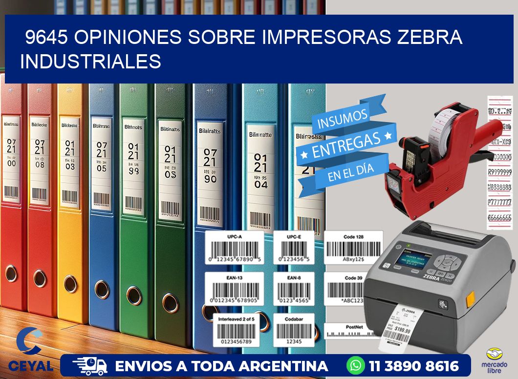 9645 opiniones sobre impresoras zebra industriales