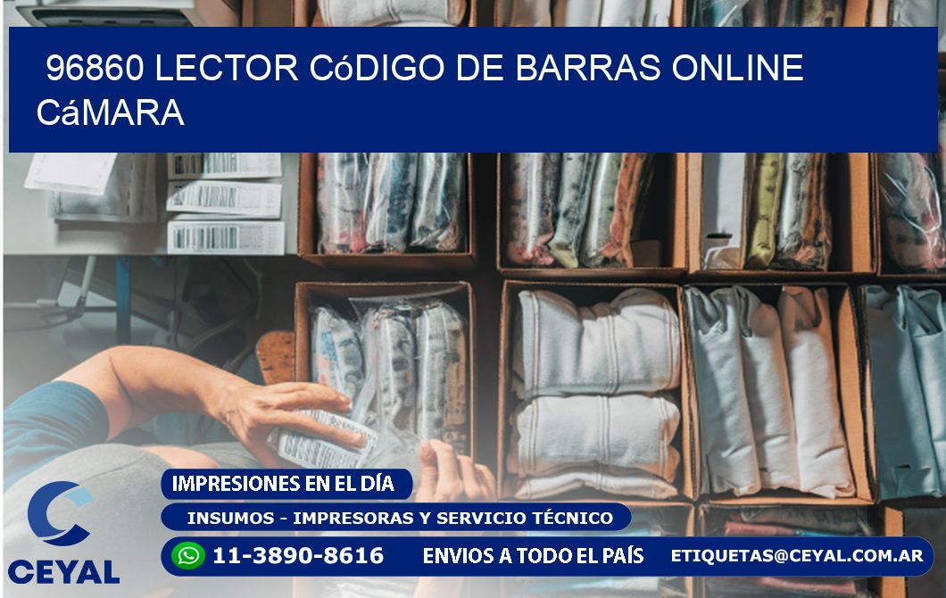 96860 Lector código de barras online cámara