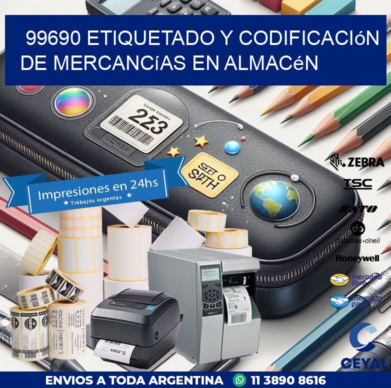 99690 Etiquetado y codificación de mercancías en almacén