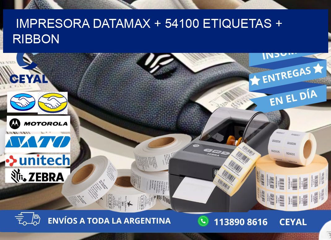 impresora DATAMAX + 54100 etiquetas + ribbon