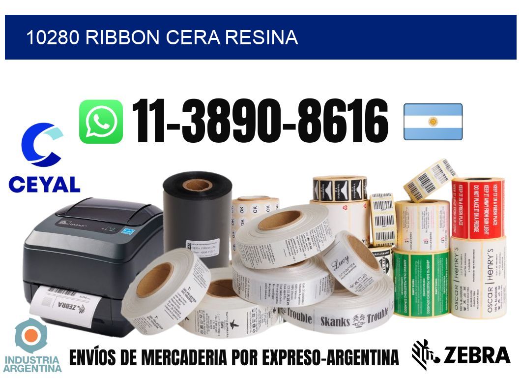 10280 ribbon cera resina