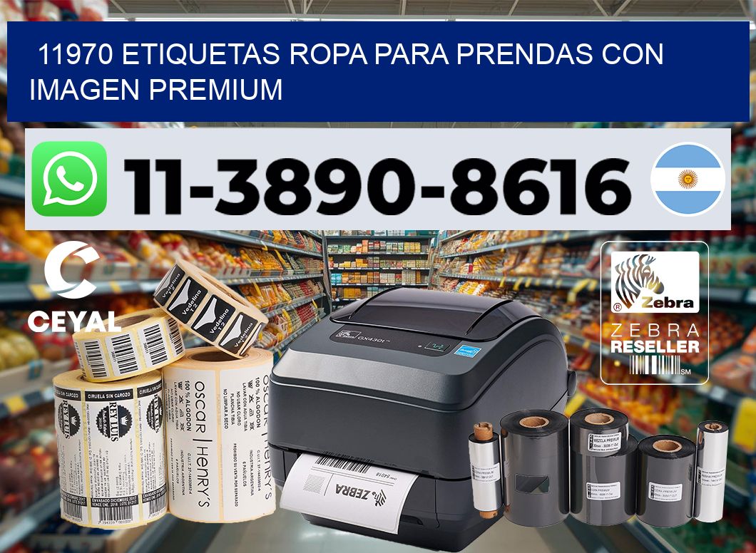11970 Etiquetas ropa para prendas con imagen premium