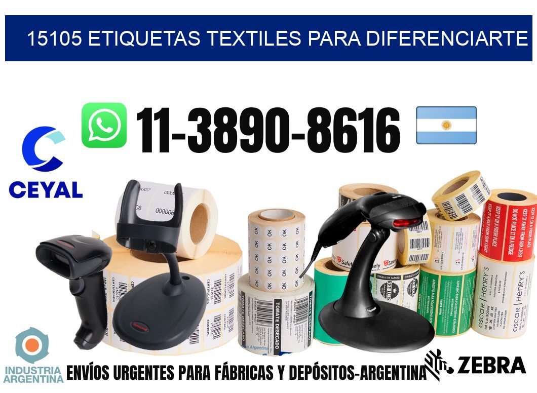 15105 Etiquetas textiles para diferenciarte