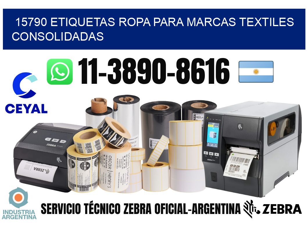 15790 Etiquetas ropa para marcas textiles consolidadas