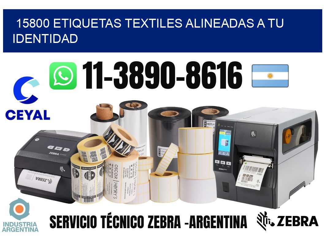 15800 Etiquetas textiles alineadas a tu identidad