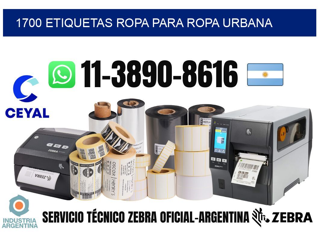 1700 Etiquetas ropa para ropa urbana