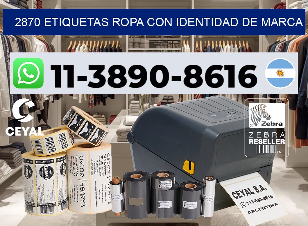 2870 Etiquetas ropa con identidad de marca
