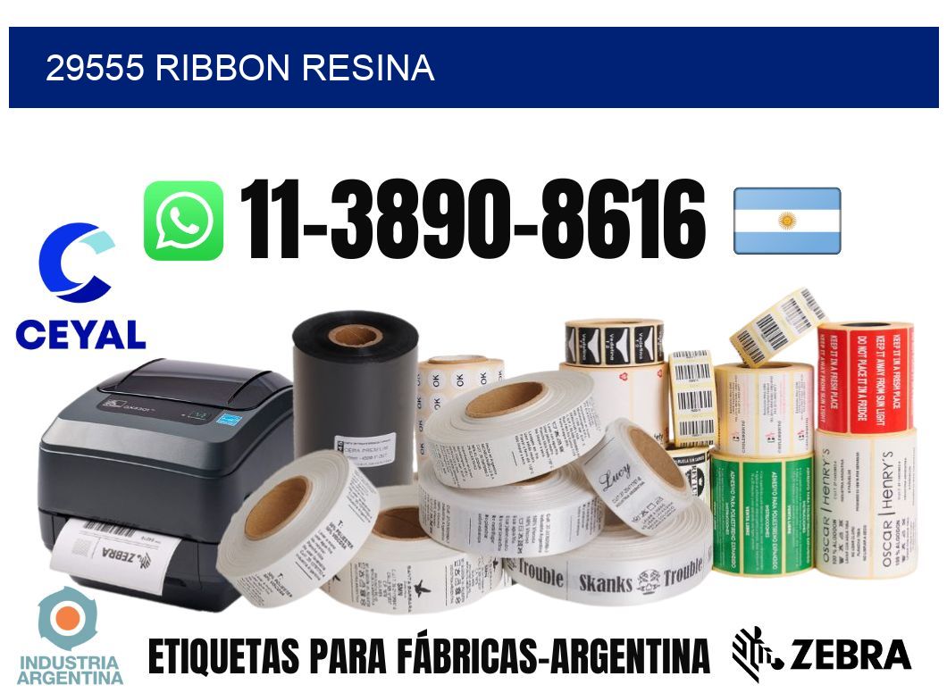 29555 ribbon resina