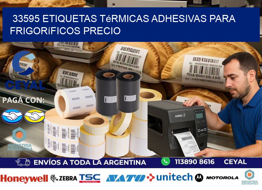 33595 etiquetas térmicas adhesivas para frigoríficos precio