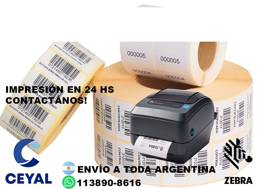 34215 precio de etiquetas térmicas adhesivas para retail
