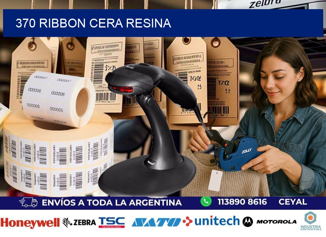 370 ribbon cera resina