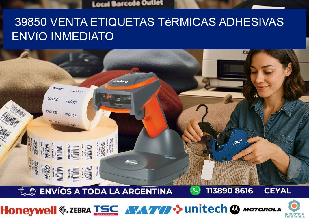 39850 venta etiquetas térmicas adhesivas envío inmediato