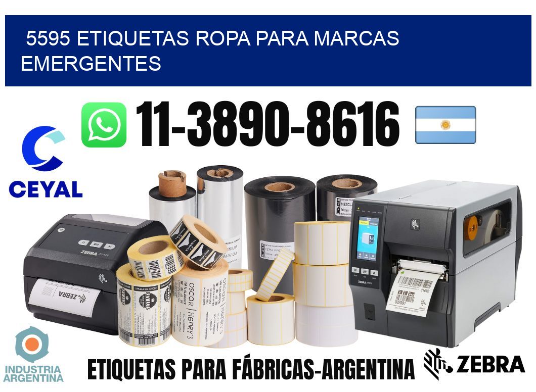 5595 Etiquetas ropa para marcas emergentes